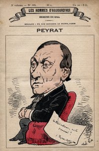 كارتون ألفونس بيرات (1812-1890) صحفي إنجليزي من 'Les Hommes d'today' c. 1880 1880 بواسطة هنري ديمير (1846-1888) بواسطة أندرو جيل