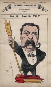 كارتون بول سونير (1827-1894) من 'Les Hommes d'Today' ج. 1779 - 1880 بواسطة أندريه جيل (1840-1885) بواسطة أندرو جيل