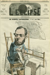 إدوارد لافيريير (1841-1901) ، قاضي وسياسي فرنسي. غلاف في "L
