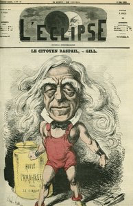 فرانسوا فنسنت راسبيل (1794-1878) ، كيميائي وطبيب ورجل بولتيك فرنسي. الغلاف في "L'Eclipse" بقلم جيل ، 23 مايو بواسطة أندرو جيل