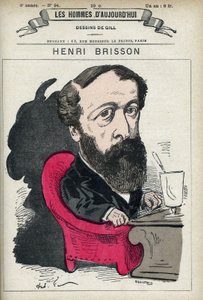 صورة يوجين هنري بريسون (1835-1912) ، محامٍ وصحفي وسياسي فرنسي. كارتون جيل ، باريس. بواسطة أندرو جيل