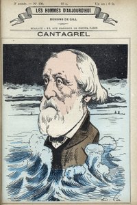 صورة لفيليكس فرانسوا جان كانتاجريل (1810-1887) ، رجل آداب ومستشار بلدي ومندوب لباريس. كارتون جيل ، باريس. بواسطة أندرو جيل