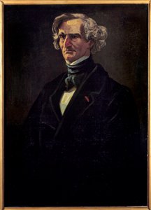 صورة لهيكتور بيرليوز (1803-1869) ، ملحن فرنسي. لوحة لأندريه جيل (1840-1885) بواسطة أندرو جيل