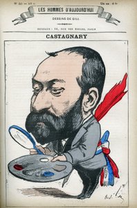 صورة لجول كاستانياري (1830-1888) ، سياسي فرنسي ، محام ، صحفي ، هاو وناقد فني. كارتون جيل ، باريس. بواسطة أندرو جيل