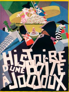 تصميم الغلاف من قبل أندريه هيلي من أجل الكثبان الرملية Boite a Joujoux ، 1926 ، 1929