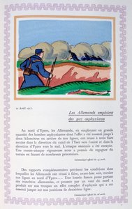 استخدم الألمان غاز الكلور ، Ypres ، 22 أبريل 1915 ، 1919