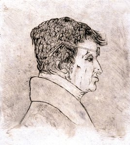 أندريه ماري أمبير ، صورة ذاتية ج. 1805-1810 (رسم)