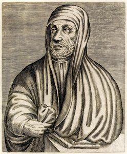ابن سينا أو ابن سينا: الموسوعة الفارسية ، من الصور الحقيقية من أندريه تيفيت المنشور في عام 1584 بواسطة أندريه ثيفت