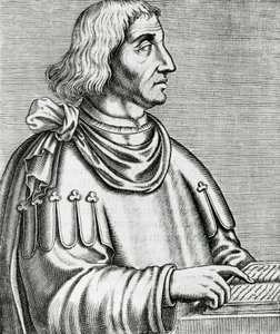 صورة فيليب دي كومينيس (حوالي 1445-حوالي 1512) ، مؤرخ ودبلوماسي ، نقش من Les Vrais pourtraits et Lives des Hommes يوضح بواسطة أندريه ثيفت