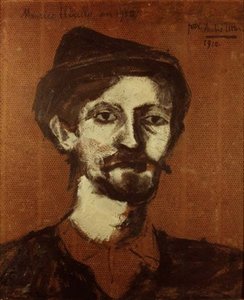صورة لموريس أوتريلو (1883-1955) (زيت على ظهر السفينة)