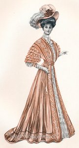 رسم كتالوج لسيدة إدواردية ، c1908 بواسطة اندريه وزلاجه
