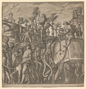 انتصار يوليوس قيصر: الفيلة تحمل المشاعل ، 1593-99.