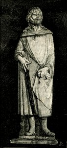 Julian the Hospitaller ، تمثال لأندريا ديلا روبيا (1435-1525 أو 1528) ، خطابة مادونا ديل بون كونسيجليو ، براتو ، توسكانا ، إيطاليا ، نقش خشبي من Le cento citta d'Italia (مائة مدينة إيطالية) بواسطة أندريا ديلا روبيا