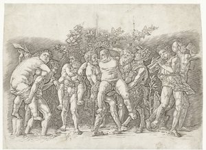 التقى Bacchanal مع Silenus بواسطة أندريا مانتيجنا