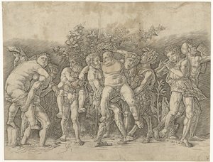 التقى Bacchanal مع Silenus بواسطة أندريا مانتيجنا