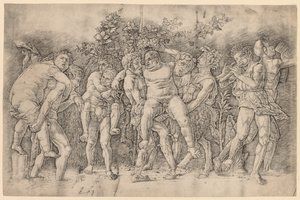 باتشانال مع Silenus بواسطة أندريا مانتيجنا