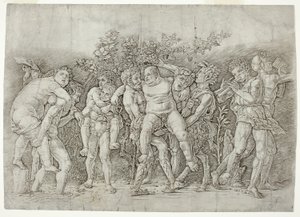 باتشانال مع Silenus بواسطة أندريا مانتيجنا