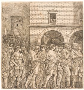 مجلس الشيوخ الروماني يتبع انتصارا بواسطة Andrea Mantegna