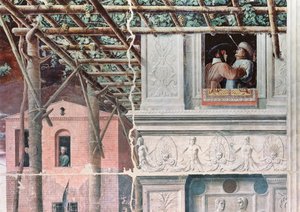 استشهاد القديس كريستوفر 1450-56 (جصية) بواسطة أندريا مانتيجنا