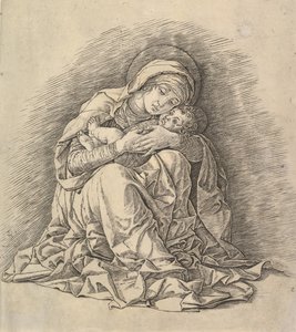 العذراء والطفل ، كاليفورنيا. 1485-91. بواسطة أندريا مانتيجنا