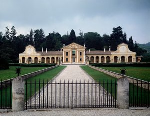 View of the villa Barbaro or Volpi بواسطة أندريا بالاديو