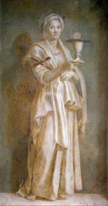 La Faith Fresco بواسطة Andrea del Sarto (1486-1531) 1522 Dim.194x110 cm فلورنسا ، كيوسترو ديلو سكالزو بواسطة أندريا ديل سارتو