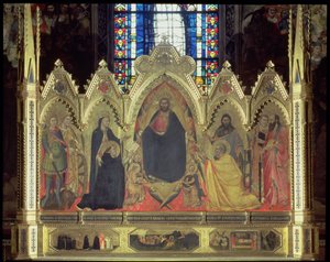 ال Strozzi Altarpiece ، 1357 (لوحة) (انظر 75592-6 لمزيد من التفاصيل) بواسطة Andrea di Cione Orcagna