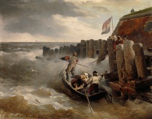 المنظر البحري ، 1894 بواسطة أندرياس أشنباخ