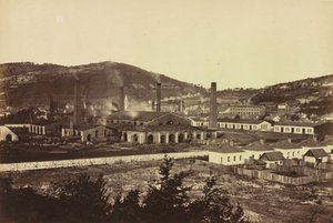 مصانع الحديد في Reschitza ، ج. 1860. بواسطة استياء أندرياس