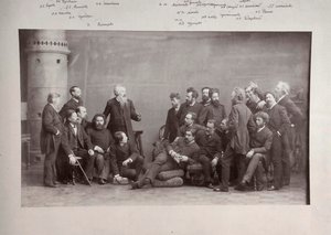 Peredvizhniki The Wanderers ، مجموعة من الفنانين الروس ، 1888 بواسطة أندريه دينيير