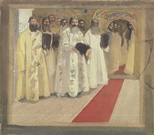 في انتظار القيصر ، 1901 بواسطة أندريه بتروفيتش ريابوشكين