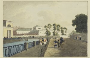 بيت أبراكسين على نهر فونتانكا ، 1821-1822