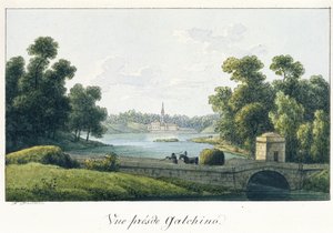 قصر بريوري في غاتتشينا قبل عام 1817