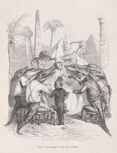 أيها الأصدقاء الحكيم يضع مجده في الأكل الجيد من المشاهد الخاصة ... ، كاليفورنيا. 1837-47. بواسطة أندرو بست ليلوار