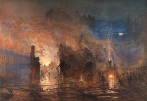 حريق كليركينويل ، 28 يوليو 1876