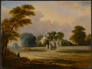 The Bergen Homestead ، 1830s بواسطة أندرو ريتشاردسون