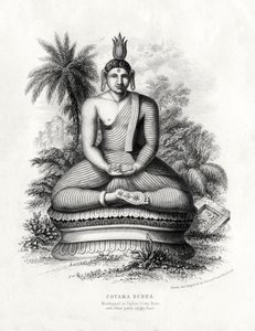 Cotoma Budha ، يعبد في سيلان ، صيام ، الصين ، القرن التاسع عشر بواسطة أندرو ثوم