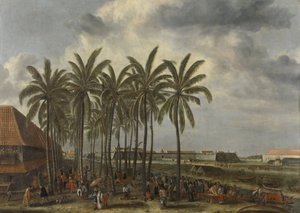 قلعة باتافيا ، 1661 بواسطة أندريس بيكمان