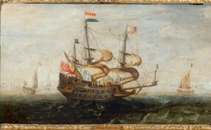 سفينة هولندية بواسطة Andries van Eertvelt