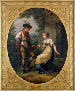 Gualtherius and Griselda (زيت على قماش) بواسطة أنجليكا كوفمان