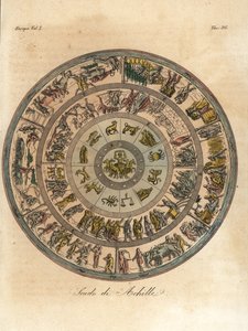 درع أخيل ، استخدم في معركته مع هيكتور بواسطة أنجيلو (بعد) مونتيسيلي