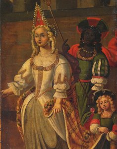 شاشة مزدوجة الجوانب ذات أربعة أضعاف ، c.1700
