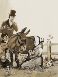جون كونستابل (1776-1837) وعلاج السعال الديكي (غواش على ورق)