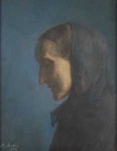 Ane Hedvig Brøndum ، والدة الفنان بواسطة آنا أنشر