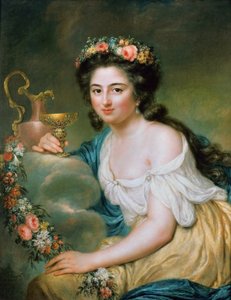 صورة لهينرييت هيرز ، ني دي ليموس 1764-1847 مثل هيبي ، 1778.