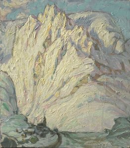 الجبال الثلجية. دراسة من Lofoten ، 1930