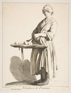 بائع أبل ، 1746. بواسطة آن كلود فيليب دي كايلس