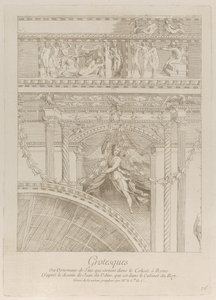 Grotesques: تفاصيل النقوش الجصية التي تزين الكولوسيوم في روما بجناح ... ، كاليفورنيا. 1729. بواسطة آن كلود فيليب دي كايلس