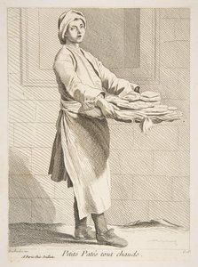 بائع الفطائر ، 1738. بواسطة آن كلود فيليب دي كايلس