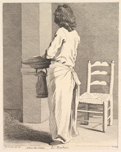 الحلاق ، 1737. بواسطة آن كلود فيليب دي كايلس